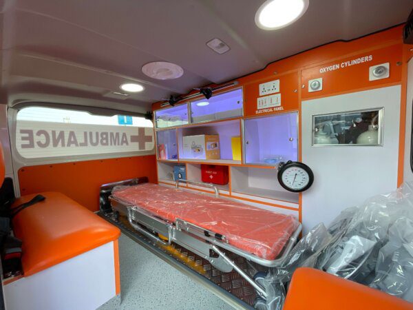 Haice Ambulance Standard Roof Interior 4