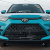 Toyota Raize 2022 1.2P AT Blue (Front Profile)