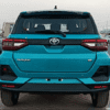 Toyota Raize 2022 1.2P AT Blue (Rear View)