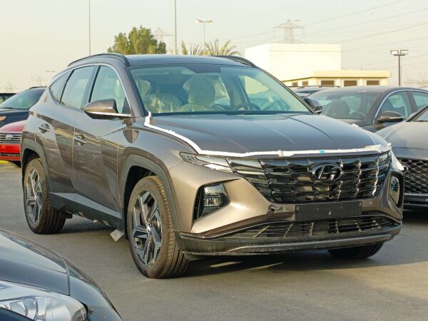 Hyundai Tucson 2022 1.6P Brown Front Full Right Profile