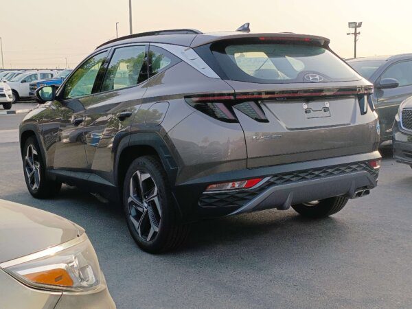 Hyundai Tucson 2022 1.6P Brown Left Back Profile