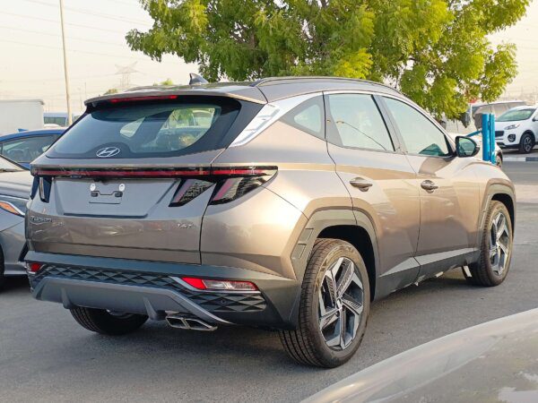 Hyundai Tucson 2022 1.6P Brown Right Back Profile