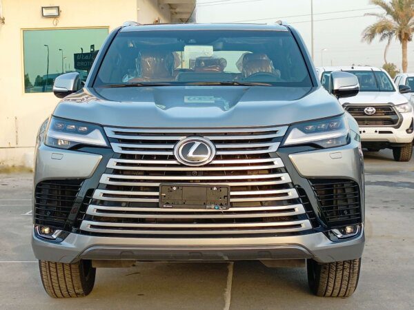 Lexus LX 600 Turbo Sport 2022 Gray Front Full