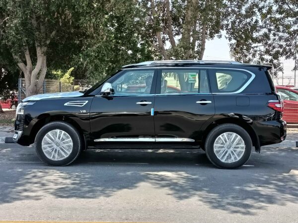 Nissan Petrol Platinum 2021 5.6P Black Full Left Profile