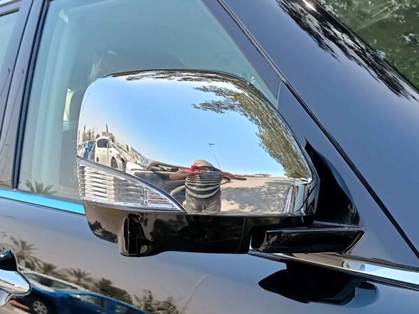 Nissan Petrol Platinum 2021 5.6P Black Side Mirror Profile