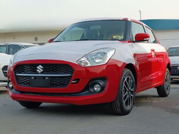 Suzuki Swift GLX 2023 1.2P Red Front Left Profiel