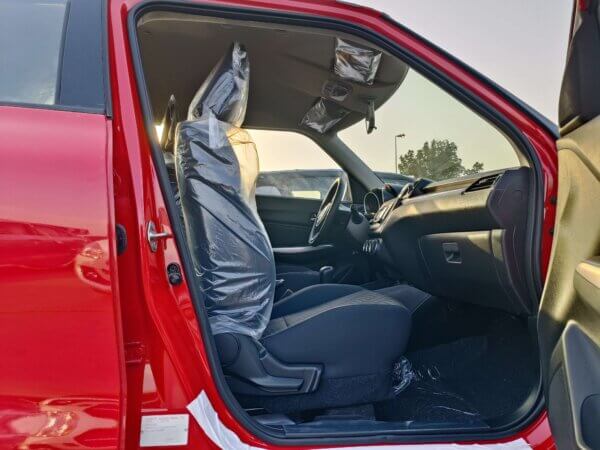 Suzuki Swift GLX 2023 1.2P Red Front Passenger Seat Profiel
