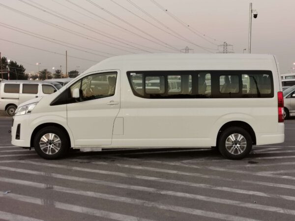 Toyota Hiace High Roof GL 2022 2.8D White Full Left Profile