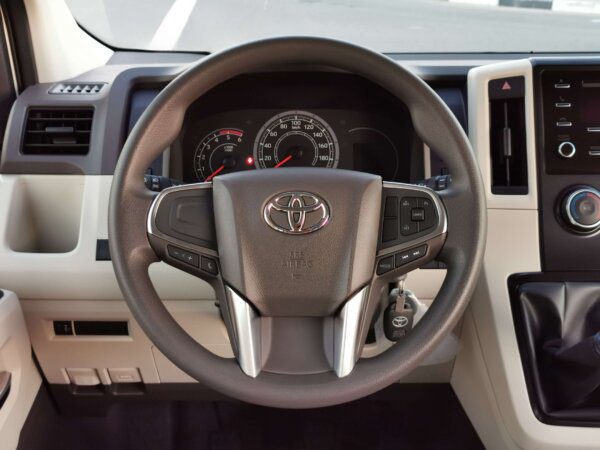 Toyota Hiace High Roof GL 2022 2.8D White Steering Wheel Profile