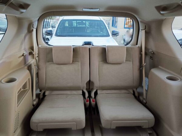 Toyota Prado TX 2022 2.7P White 3rd Row Passenger Seat Profile