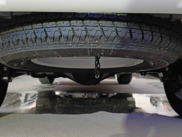 Toyota Prado TX 2022 2.7P White Down Spare Tyre Profile