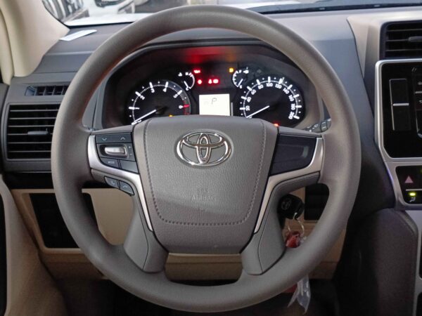 Toyota Prado TX 2022 2.7P White Steering Wheel Profile