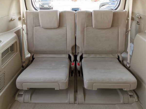 Toyota Prado TXL 2022 2.7P White 3rd Row Passenger Seat Profile
