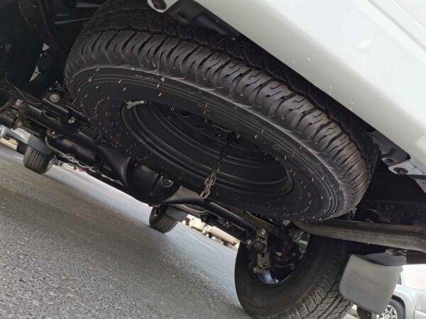 Toyota Prado TXL 2022 2.7P White Down Spare Tyre Profile