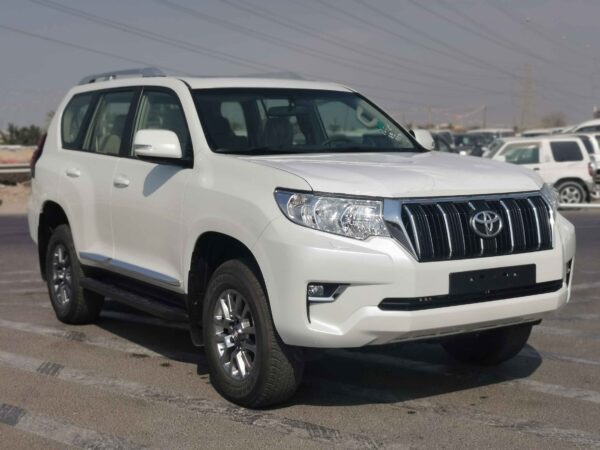 Toyota Prado TXL 2022 2.7P White Front Right Profile