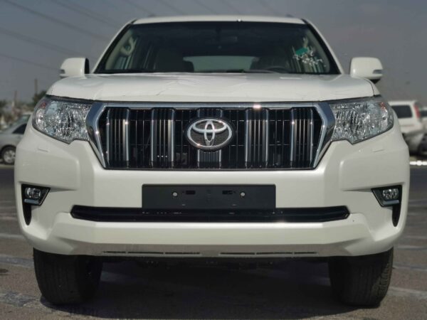 Toyota Prado TXL 2022 2.7P White Full Front Profile