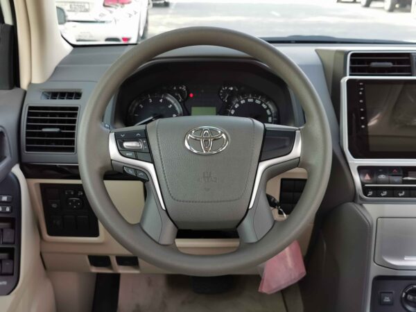 Toyota Prado TXL 2022 2.7P White Steering Wheel Profile