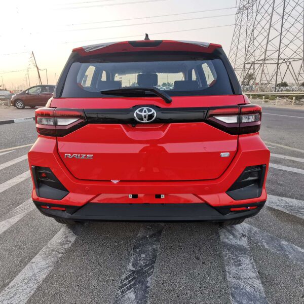 Toyota Raize G 2022 1.0P Red Full Back Profile