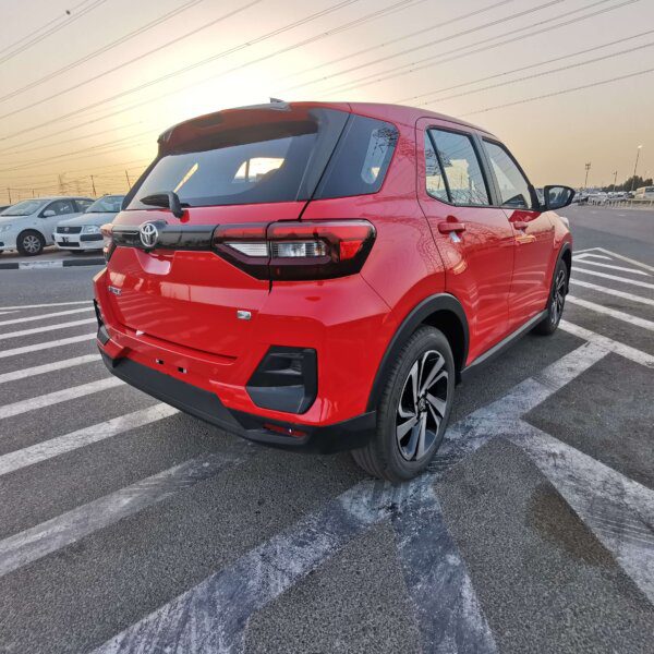 Toyota Raize G 2022 1.0P Red Full Back Right Profile