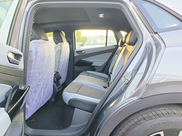 VOLKS WAGEN ID 4 X Pro 2022 EV Blue Rear Left Passenger Seat Profile