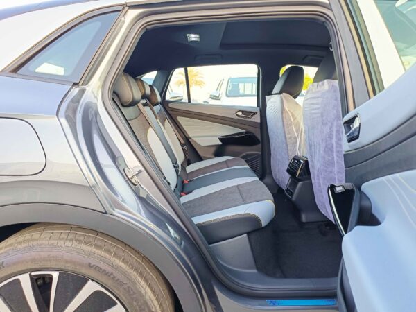 VOLKS WAGEN ID 4 X Pro 2022 EV Blue Rear Right Passenger Seat Profile