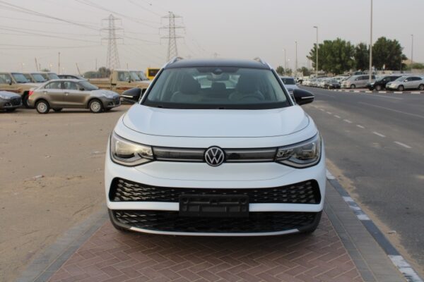 VOLKSWAGON ID 6 X PURE 2022 White Full Front Profile