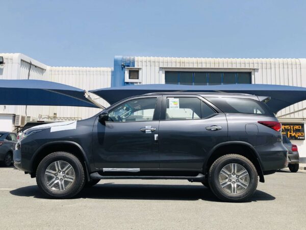 toyota fortuner 2.7 2023 grey side profile scaled — Monstro Hard