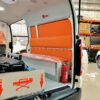 Toyota Hiace ALS ambulance - squad bench