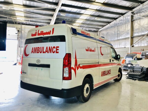 Toyota Hiace ALS ambulance - back right