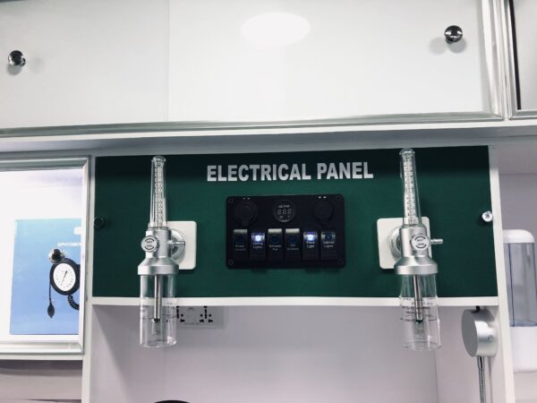 Toyota Hiace BLS Ambulance - electrical panel