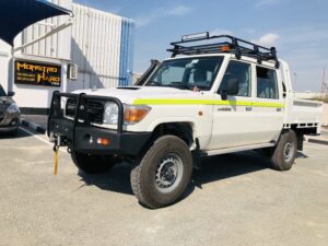 Toyota Land Cruiser 79 DC Flat Bed Mining Spec